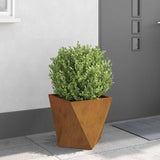 Planter Rusty 40 x 40 x 40 cm Weathering Steel