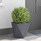 Planter Anthracite 50 x 50 x 50 cm Steel
