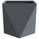 Planter Anthracite 50 x 50 x 50 cm Steel