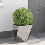 Planter Silver 50 x 50 x 50 cm Stainless Steel