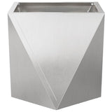 Planter Silver 50 x 50 x 50 cm Stainless Steel
