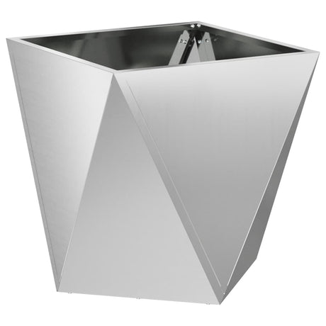 Planter Silver 50 x 50 x 50 cm Galvanised Steel