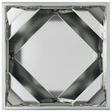 Planter 2 pcs Silver 50 x 50 x 50 cm Galvanised Steel