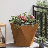 Planter Rusty 50 x 50 x 50 cm Weathering Steel