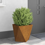 Planter Rusty 50 x 50 x 50 cm Weathering Steel