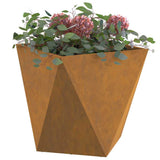 Planter Rusty 50 x 50 x 50 cm Weathering Steel