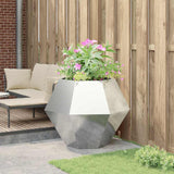 Planter Silver 100 x 100 x 80 cm Stainless Steel
