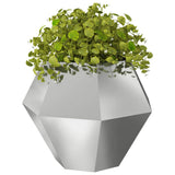 Planter Silver 100 x 100 x 80 cm Galvanised Steel