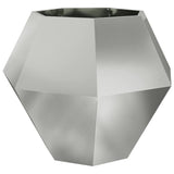 Planter 2 pcs Silver 100 x 100 x 80 cm Galvanised Steel