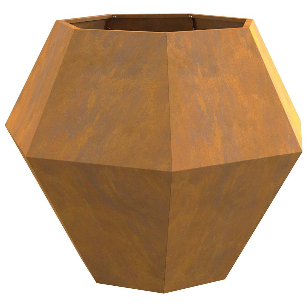 Planter Rusty 100 x 100 x 80 cm Weathering Steel