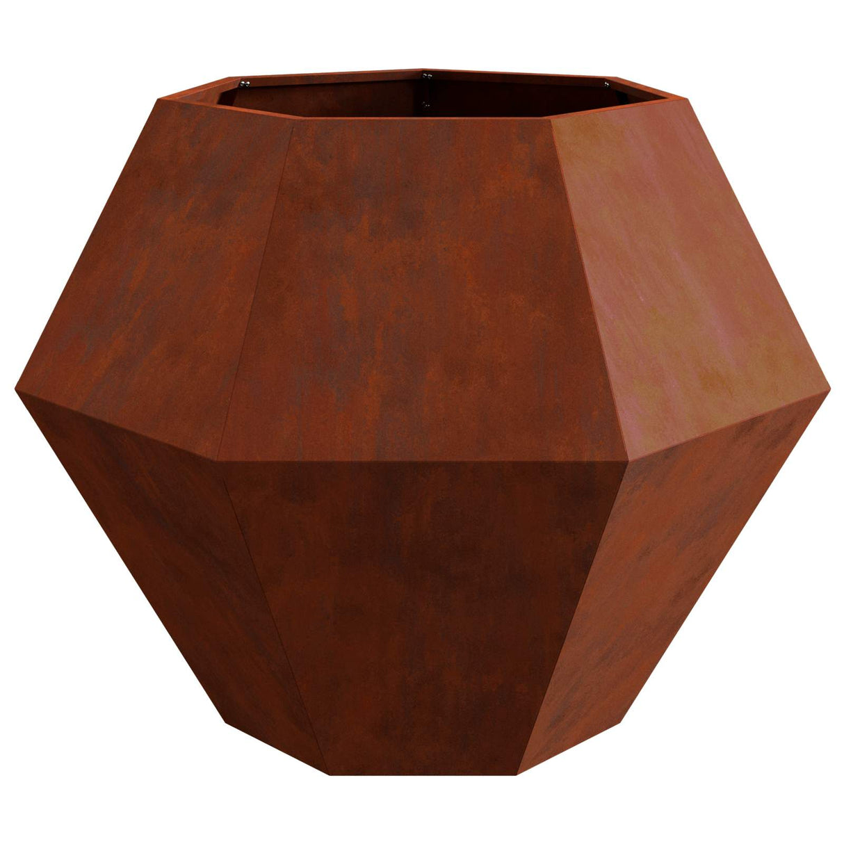 Planter Rusty 100 x 100 x 80 cm Weathering Steel