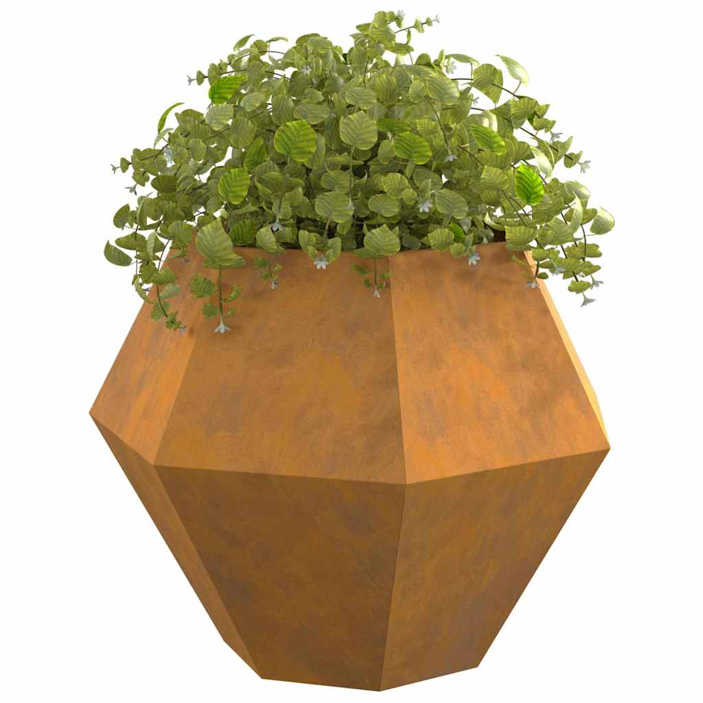 Planter Rusty 100 x 100 x 80 cm Weathering Steel