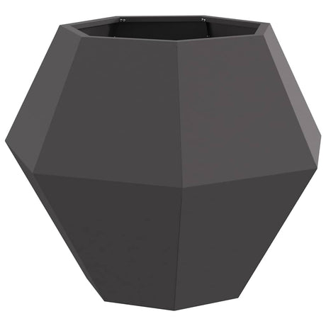 Planter Black 75 x 75 x 60 cm Steel