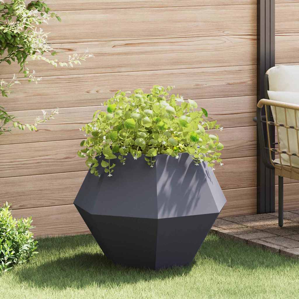 Planter Anthracite 75 x 75 x 60 cm Steel