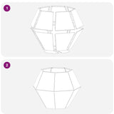 Planter 2 pcs Anthracite 75 x 75 x 60 cm Steel