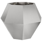 Planter Silver 75 x 75 x 60 cm Stainless Steel
