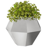 Planter 2 pcs Silver 75 x 75 x 60 cm Stainless Steel
