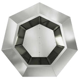 Planter Silver 75 x 75 x 60 cm Galvanised Steel