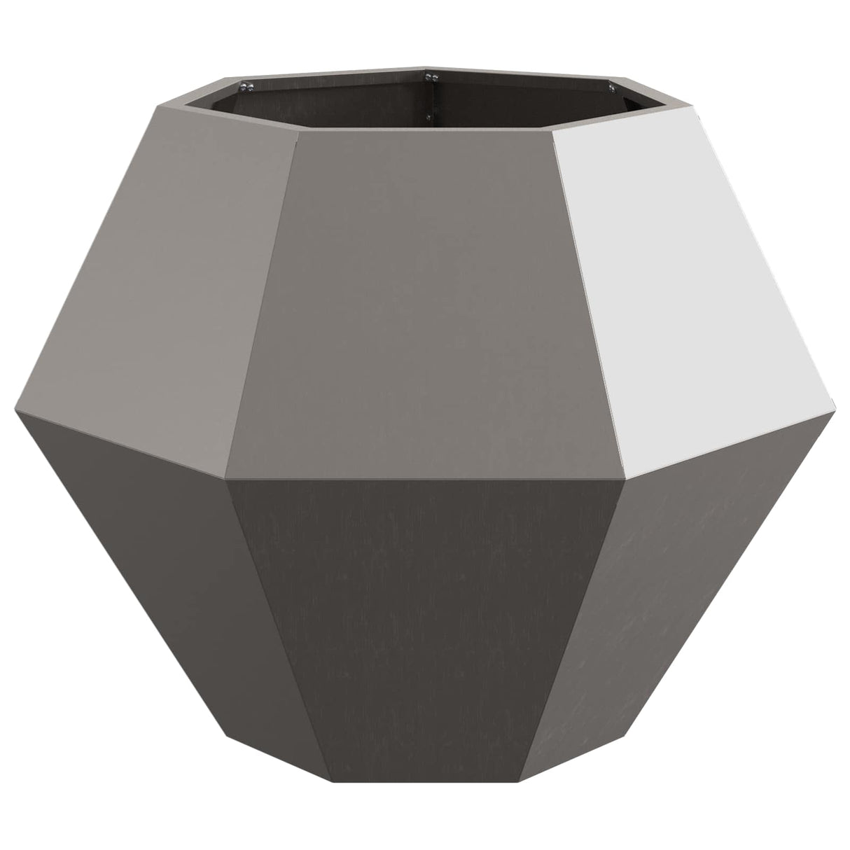 Planter 2 pcs Rusty 75 x 75 x 60 cm Weathering Steel