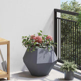 Planter Anthracite 50 x 50 x 40 cm Steel