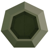 Planter Olive Green 50 x 50 x 40 cm Steel