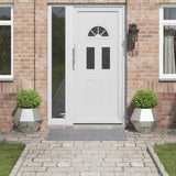 Planter 2 pcs Silver 50 x 50 x 40 cm Stainless Steel