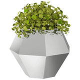 Planter 2 pcs Silver 50 x 50 x 40 cm Galvanised Steel