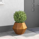Planter Rusty 50 x 50 x 40 cm Weathering Steel