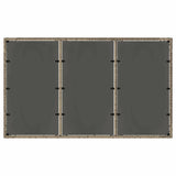Garden Dining Set 7 pcs Grey 150 x 90 x 75 cm Poly Rattan