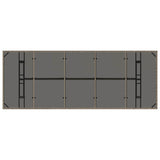 Garden Dining Set 11 pcs Grey Poly rattan