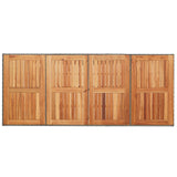 Garden Dining Set 7 pcs Grey Poly Rattan