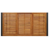 Garden Dining Set 7 pcs Beige and Brown Poly Rattan