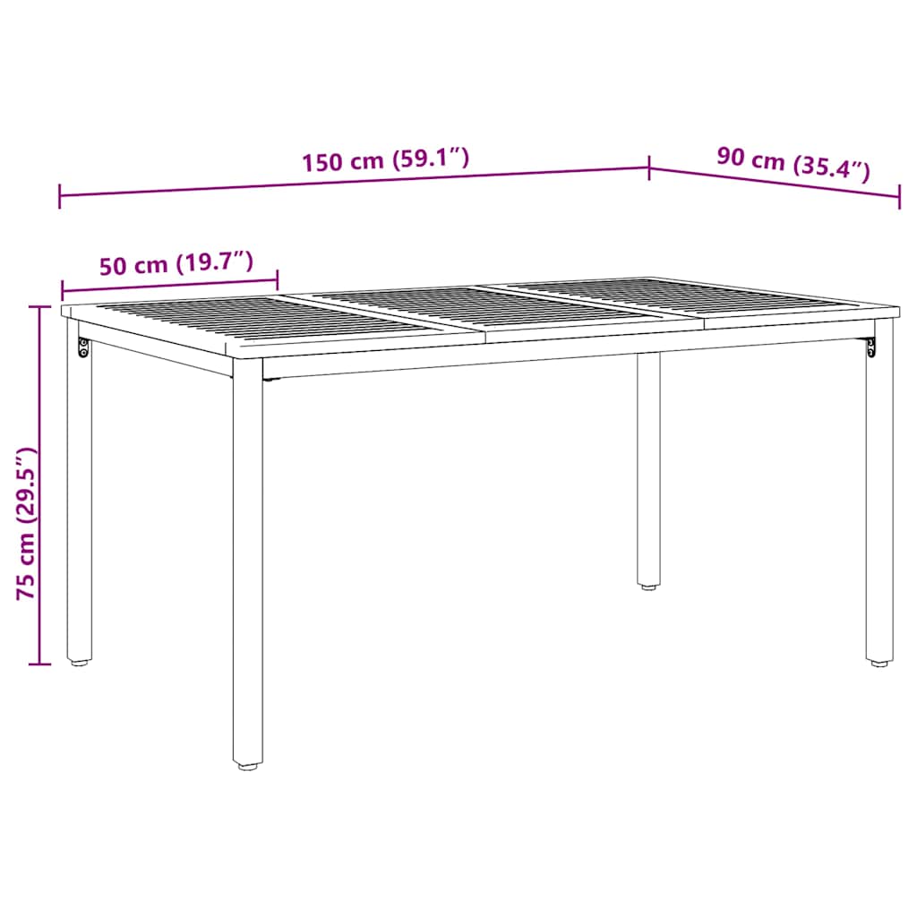 Garden Dining Set 5 pcs Grey 150 x 90 x 75 cm Poly Rattan
