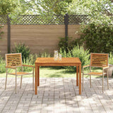 Garden Dining Set 3 pcs Beige Poly rattan