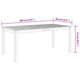Garden Dining Set 9 pcs Grey Poly rattan