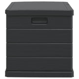 Garden Storage Box Anthracite 77.5 x 54.5 x 53 cm Plastic