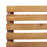 Garden Dining Set 3 pcs Solid acacia wood & stainless steel