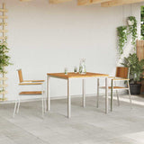 Garden Dining Set 3 pcs Brown Solid acacia wood