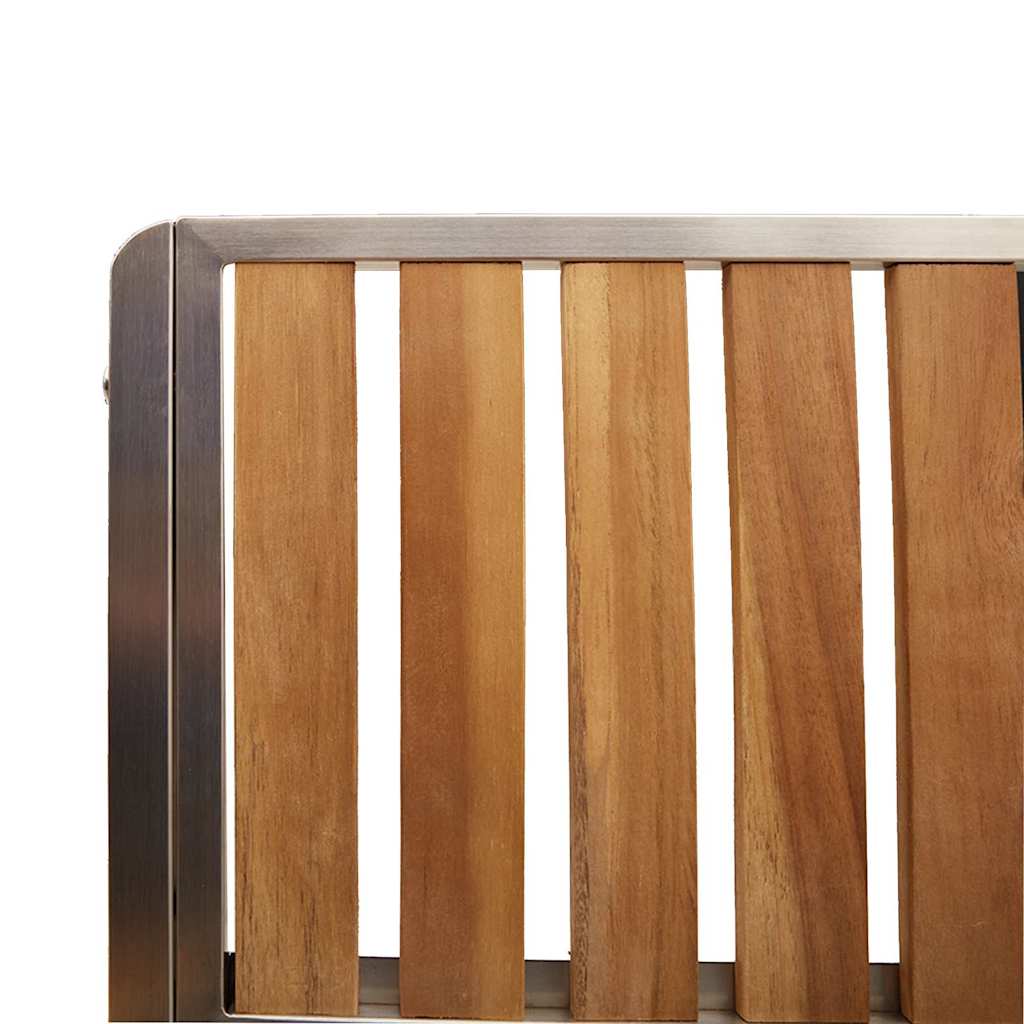 Garden Dining Set 5 pcs Brown Solid acacia wood