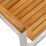 Garden Dining Set 3 pcs Solid Wood Acacia