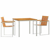 Garden Dining Set 3 pcs Solid Wood Acacia