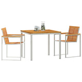 Garden Dining Set 3 pcs Solid Wood Acacia