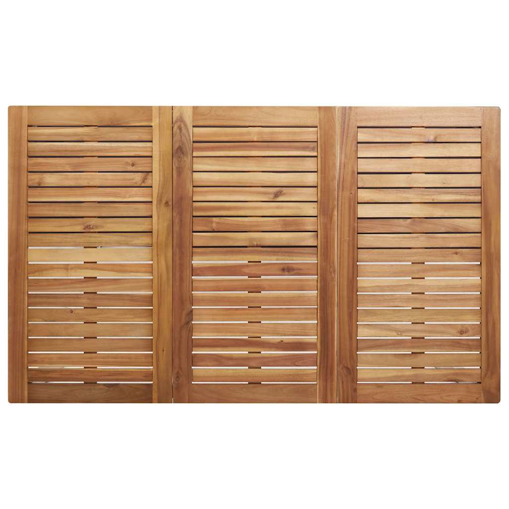 Garden Dining Set 5 pcs Solid Wood Acacia