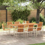Garden Dining Set 9 pcs Solid Wood Acacia