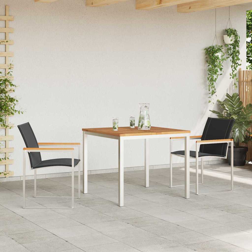 Garden Dining Set 3 pcs Solid Wood Acacia