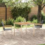 Garden Dining Set 3 pcs Solid Wood Acacia