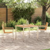Garden Dining Set 3 pcs Solid Wood Teak