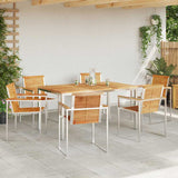 Garden Dining Set 7 pcs Solid Wood Teak
