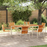Garden Dining Set 7 pcs Solid Wood Teak