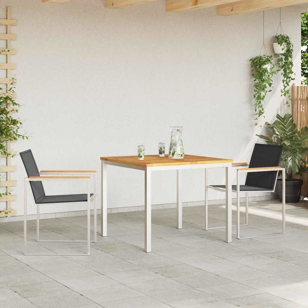Garden Dining Set 3 pcs Solid Wood Teak